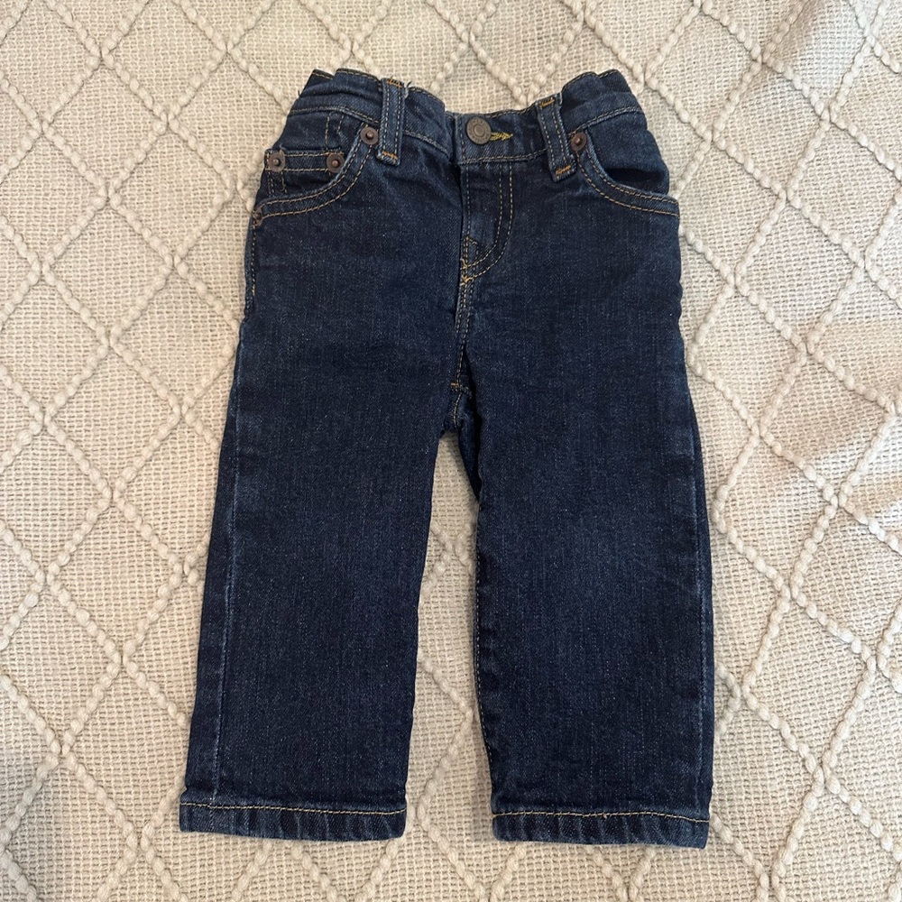 Polo by Ralph Lauren dark wash boy jeans size 12m